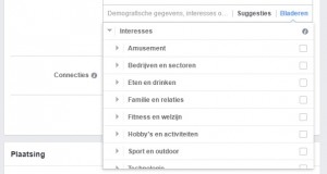 Doelgroepen Facebook Advertising